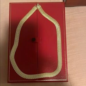 Gold Mesh Necklace